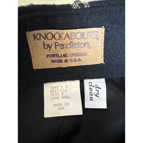 Pendleton Wool Zodiac Astrology Wrap Skirt Vintage Made USA Size 8 - Picture 2 of 8